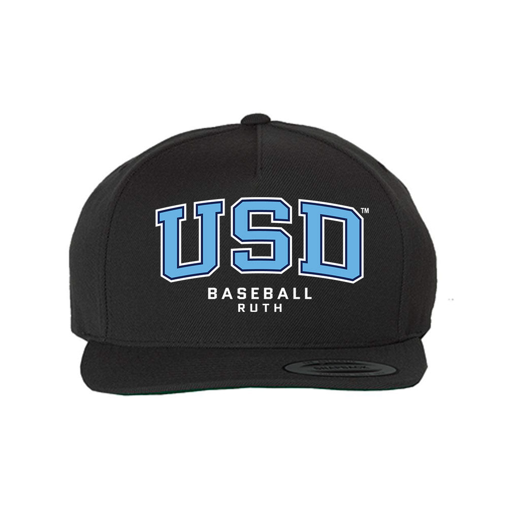 San Diego - NCAA Baseball : David Ruth - Snapback Hat-0