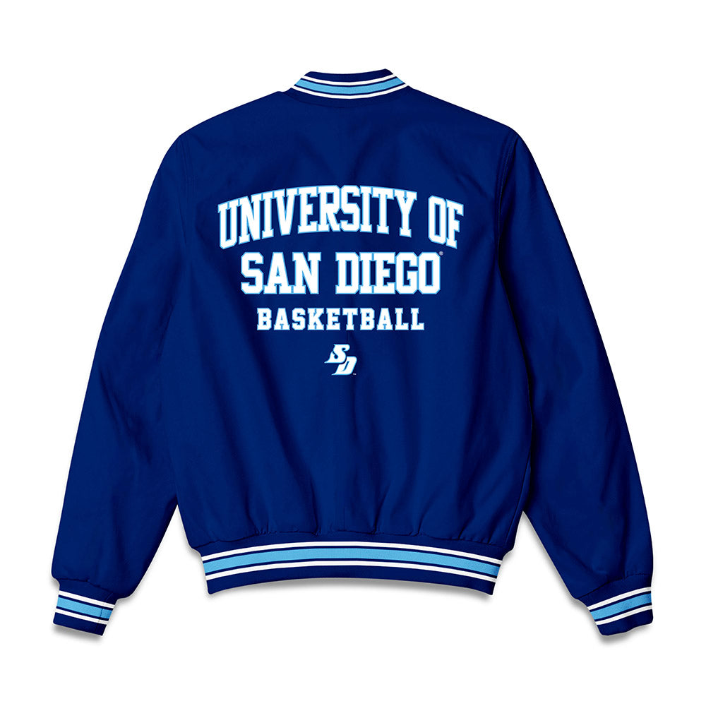 San Diego - NCAA Women's Basketball : Erica Carr - Bomber Jacket-1