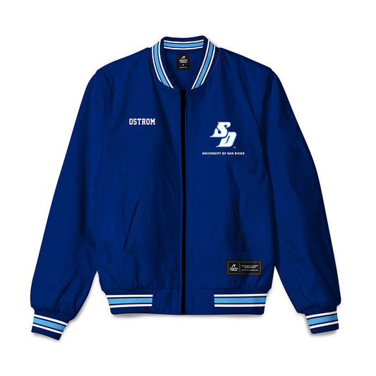 San Diego - NCAA Women's Swimming & Diving : Alexandra Ostrom - Bomber Jacket-0
