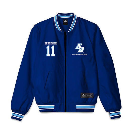 San Diego - NCAA Women's Soccer : Katelyn Bessemer - Bomber Jacket-0