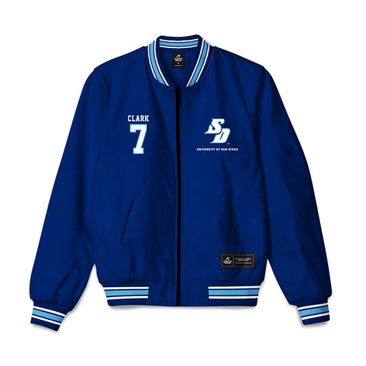 San Diego - NCAA Women's Volleyball : Isabel Clark - Bomber Jacket-0