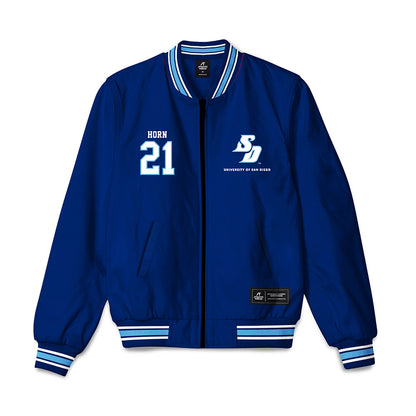 San Diego - NCAA Baseball : David Horn - Bomber Jacket-0