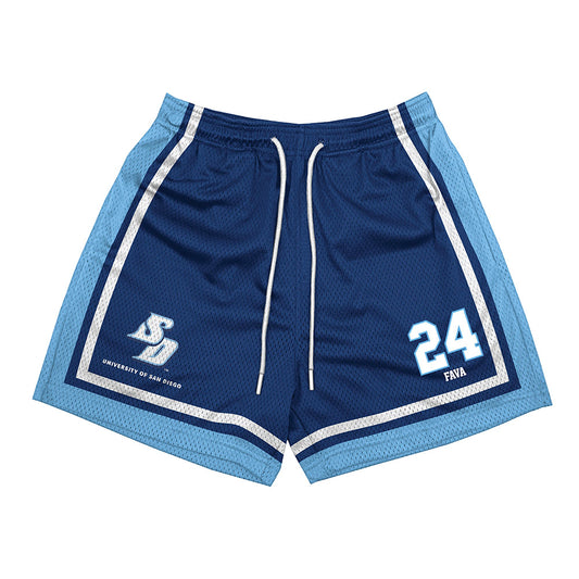 San Diego - NCAA Men's Soccer : Luca Fava - Shorts-0