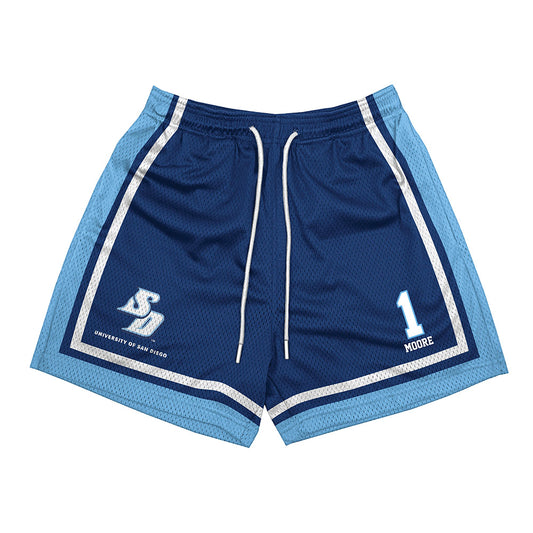 San Diego - NCAA Women's Basketball : Dresha Moore - Shorts-0
