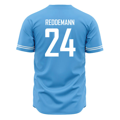 San Diego - NCAA Baseball : Logan Reddemann - Blue Jersey-1