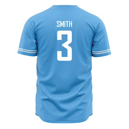 San Diego - NCAA Baseball : Austin Smith - Blue Jersey-1
