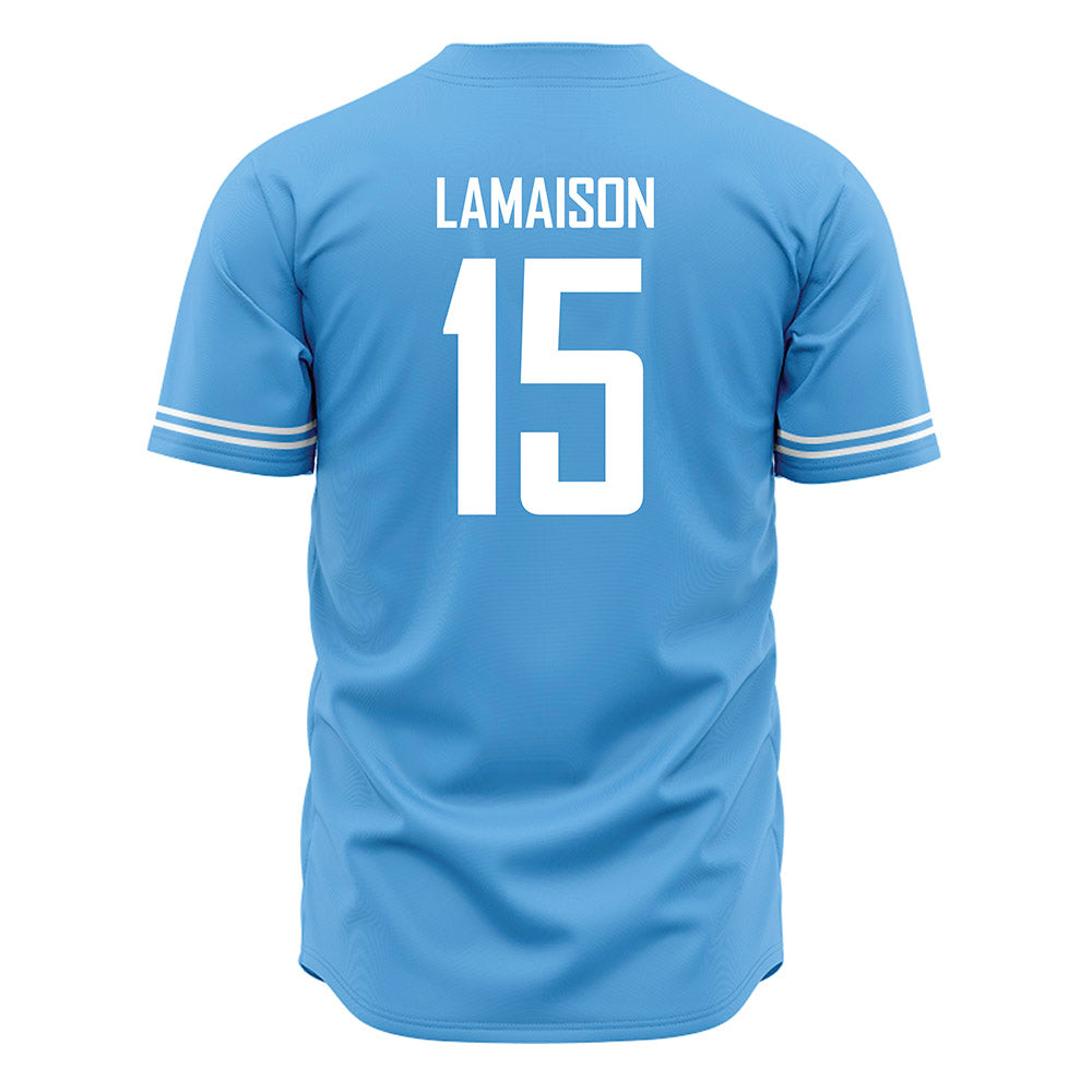 San Diego - NCAA Baseball : Tristan LaMaison - Blue Jersey-1