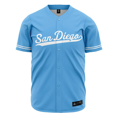 San Diego - NCAA Baseball : Isaiah Lane - Blue Jersey-0