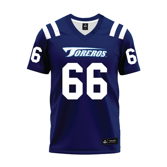 San Diego - NCAA Football : Zane Feltz - Blue Premium Football Jersey-0