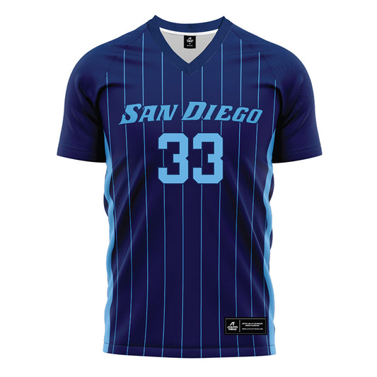 San Diego - NCAA Women's Soccer : Makenna Liebman - Blue Soccer Jersey-0