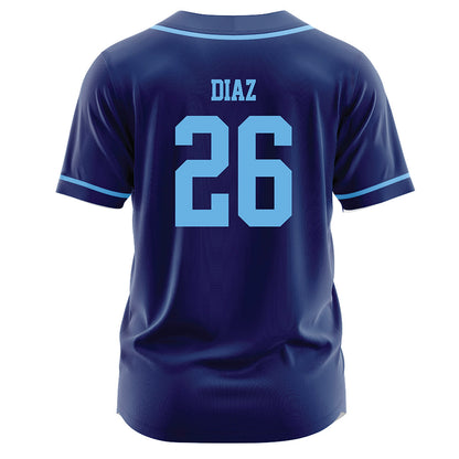 San Diego - NCAA Softball : Abrielle Diaz - Blue Jersey-1