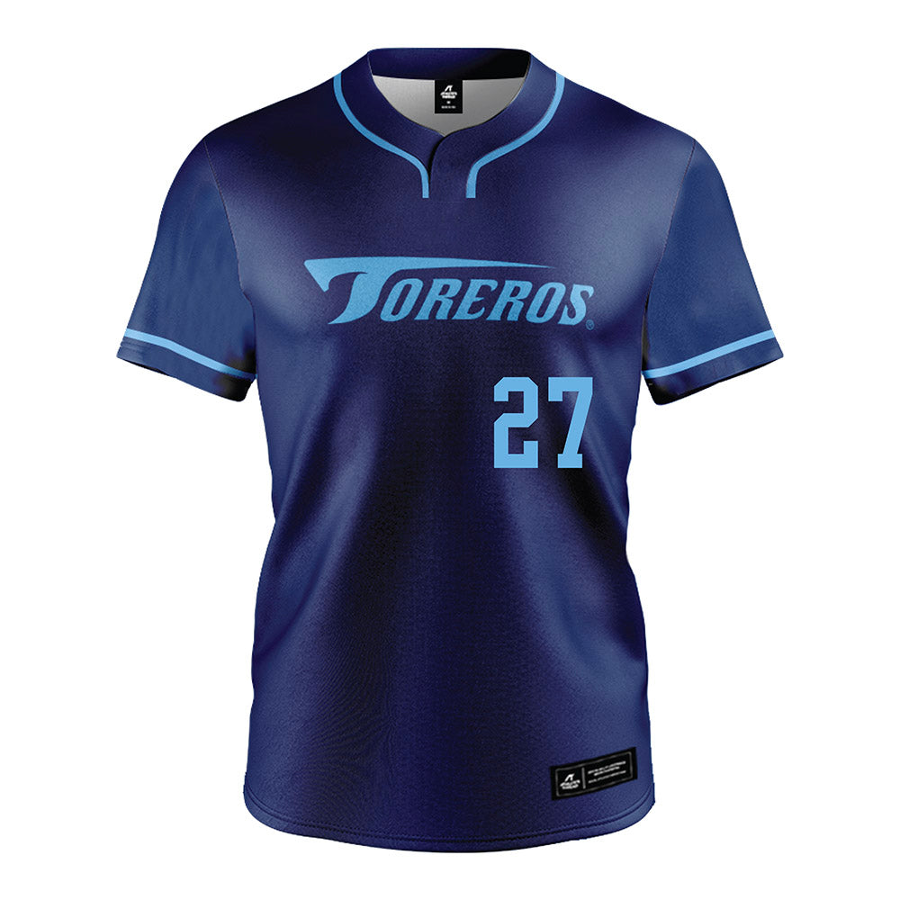 San Diego - NCAA Softball : Carly Ruiz - Blue Jersey-0