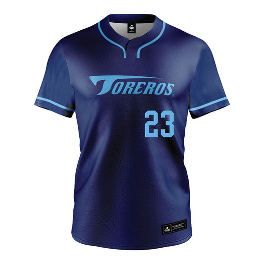 San Diego - NCAA Softball : Analesse Garcia - Blue Jersey-0