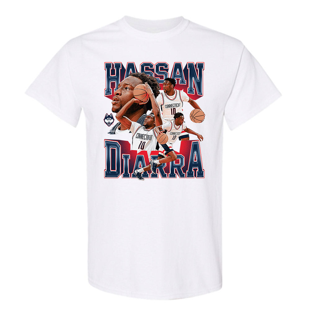 UConn - NCAA Men's Basketball : Hassan Diarra - T-Shirt-0