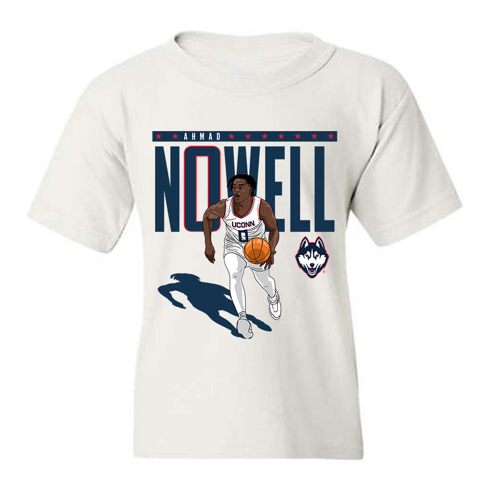 UConn - NCAA Men's Basketball : Ahmad Nowell - Youth T-Shirt-0