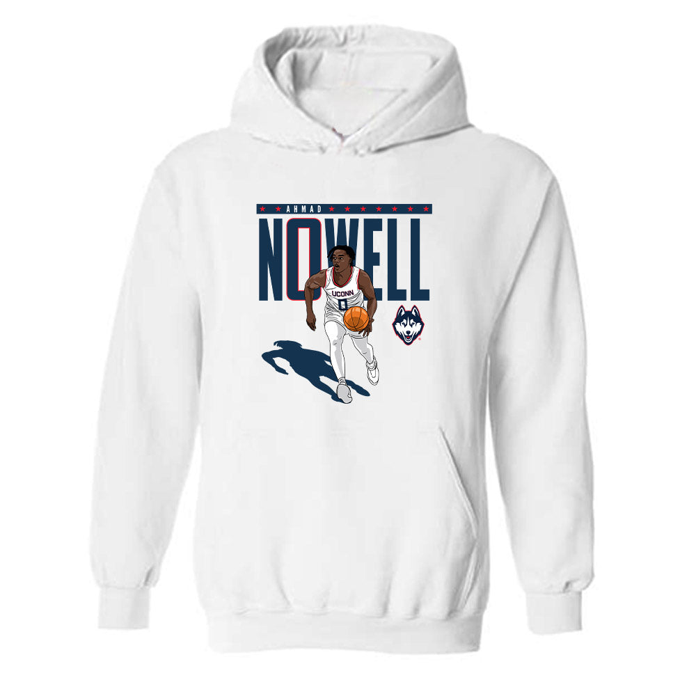 UConn - NCAA Men's Basketball : Ahmad Nowell - Individual Caricature Hooded Sweatshirt-0