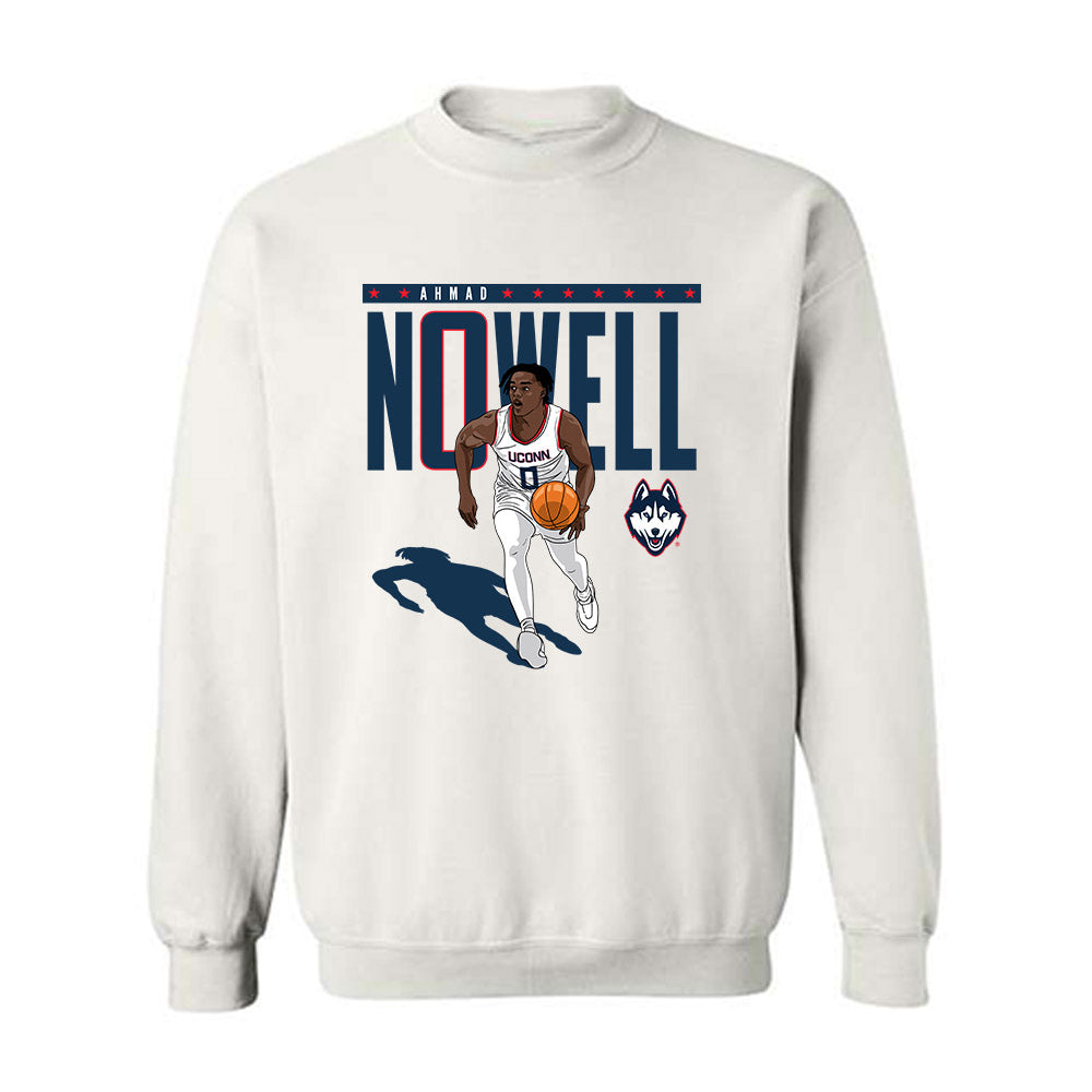 UConn - NCAA Men's Basketball : Ahmad Nowell - Crewneck Sweatshirt-0