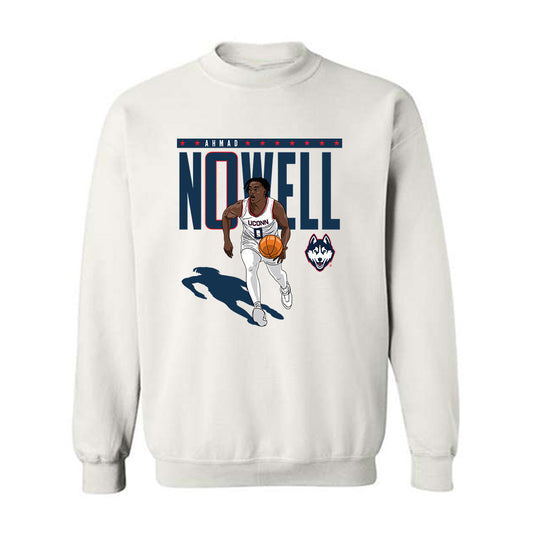 UConn - NCAA Men's Basketball : Ahmad Nowell - Crewneck Sweatshirt-0