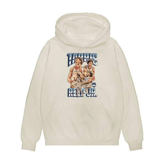 UConn - NCAA Men's Basketball : Tarris Reed - Collage Premium Hooded Sweatshirt-0