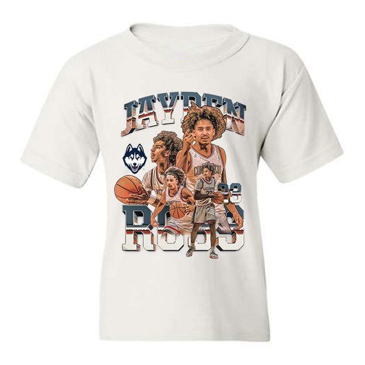 UConn - NCAA Men's Basketball : Jayden Ross - Youth T-Shirt-0