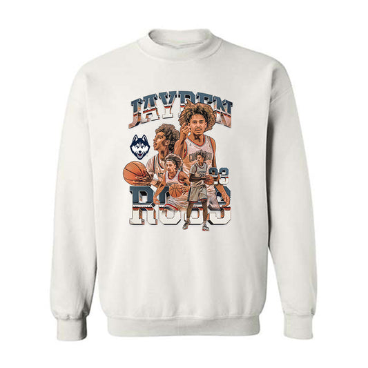 UConn - NCAA Men's Basketball : Jayden Ross - Crewneck Sweatshirt-0