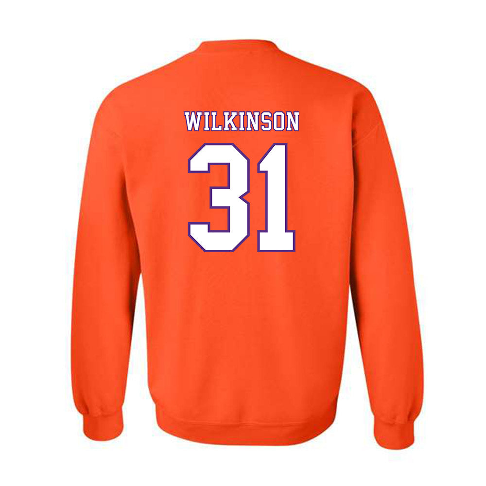 Clemson - NCAA Football : Joe Wilkinson - Replica Shersey Crewneck Sweatshirt-1
