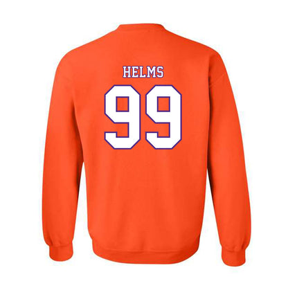 Clemson - NCAA Football : Hunter Helms - Replica Shersey Crewneck Sweatshirt-1