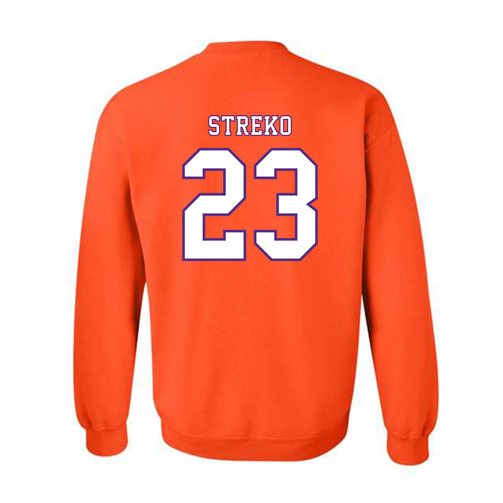 Clemson - NCAA Football : Peyton Streko - Replica Shersey Crewneck Sweatshirt-1
