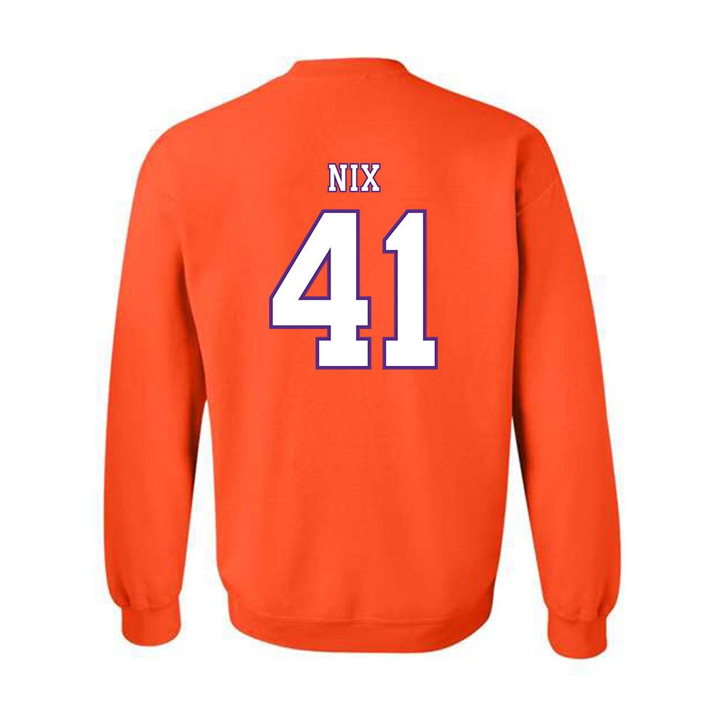 Clemson - NCAA Football : Caleb Nix - Replica Shersey Crewneck Sweatshirt