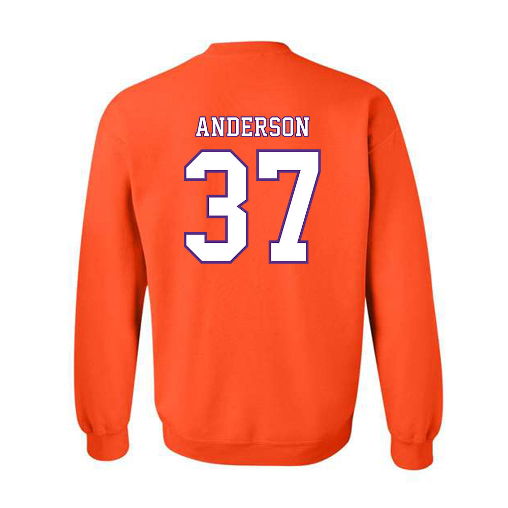 Clemson - NCAA Football : Logan Anderson - Replica Shersey Crewneck Sweatshirt-1