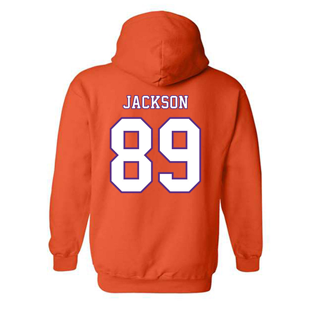 Clemson - NCAA Football : Zach Jackson - Replica Shersey Hooded Sweatshirt-1