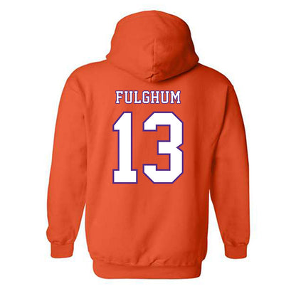 Clemson - NCAA Football : Parker Fulghum - Replica Shersey Hooded Sweatshirt-1