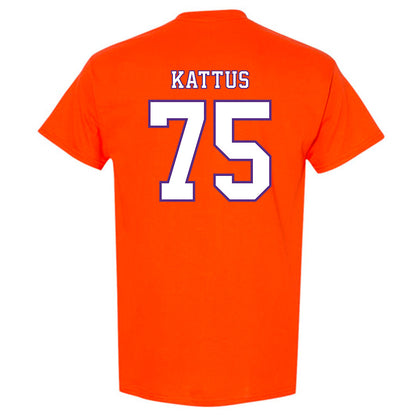 Clemson - NCAA Football : Tucker Kattus - Replica Shersey T-Shirt-1