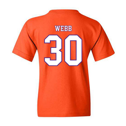 Clemson - NCAA Football : Kylen Webb - Replica Shersey Youth T-Shirt-1