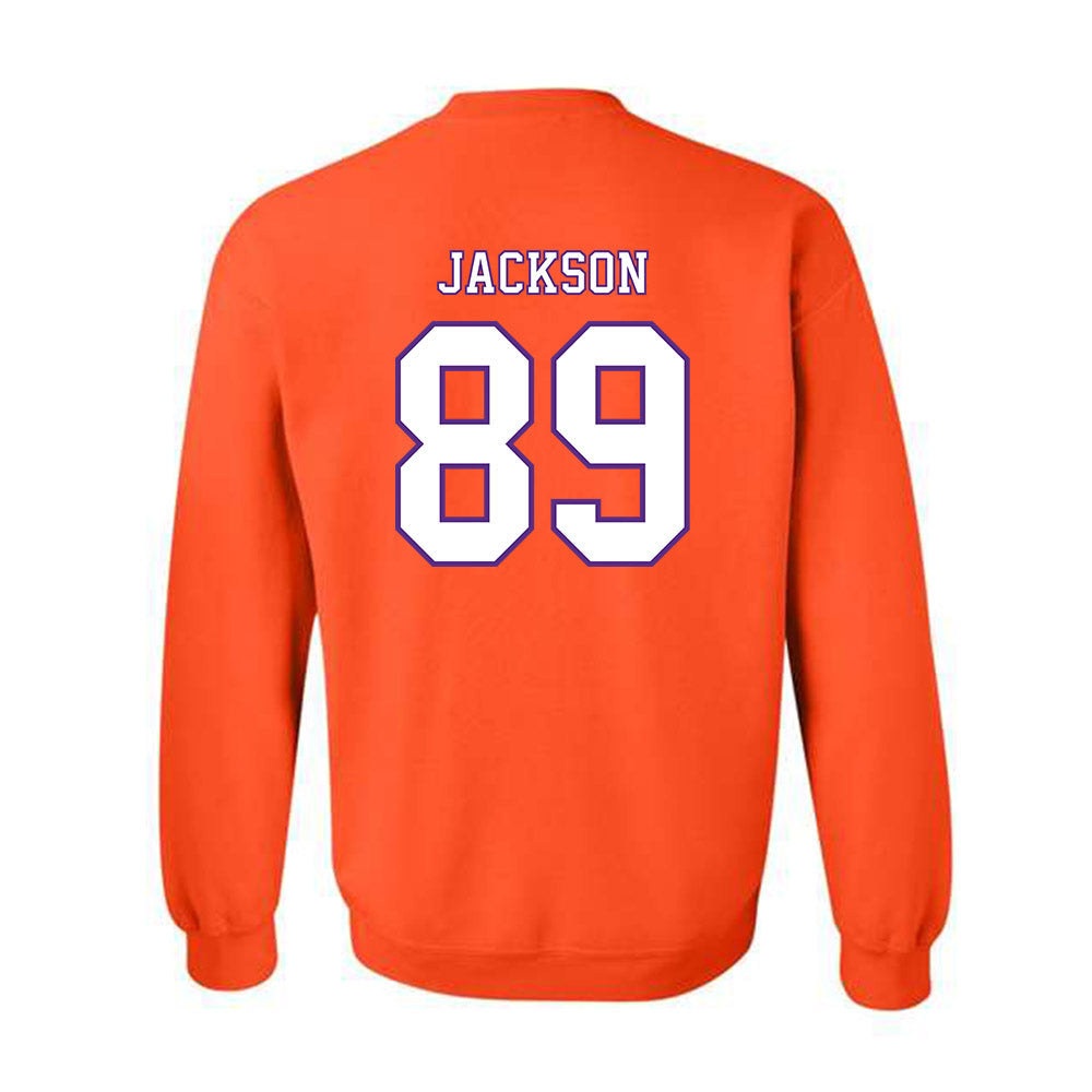 Clemson - NCAA Football : Zach Jackson - Replica Shersey Crewneck Sweatshirt-1