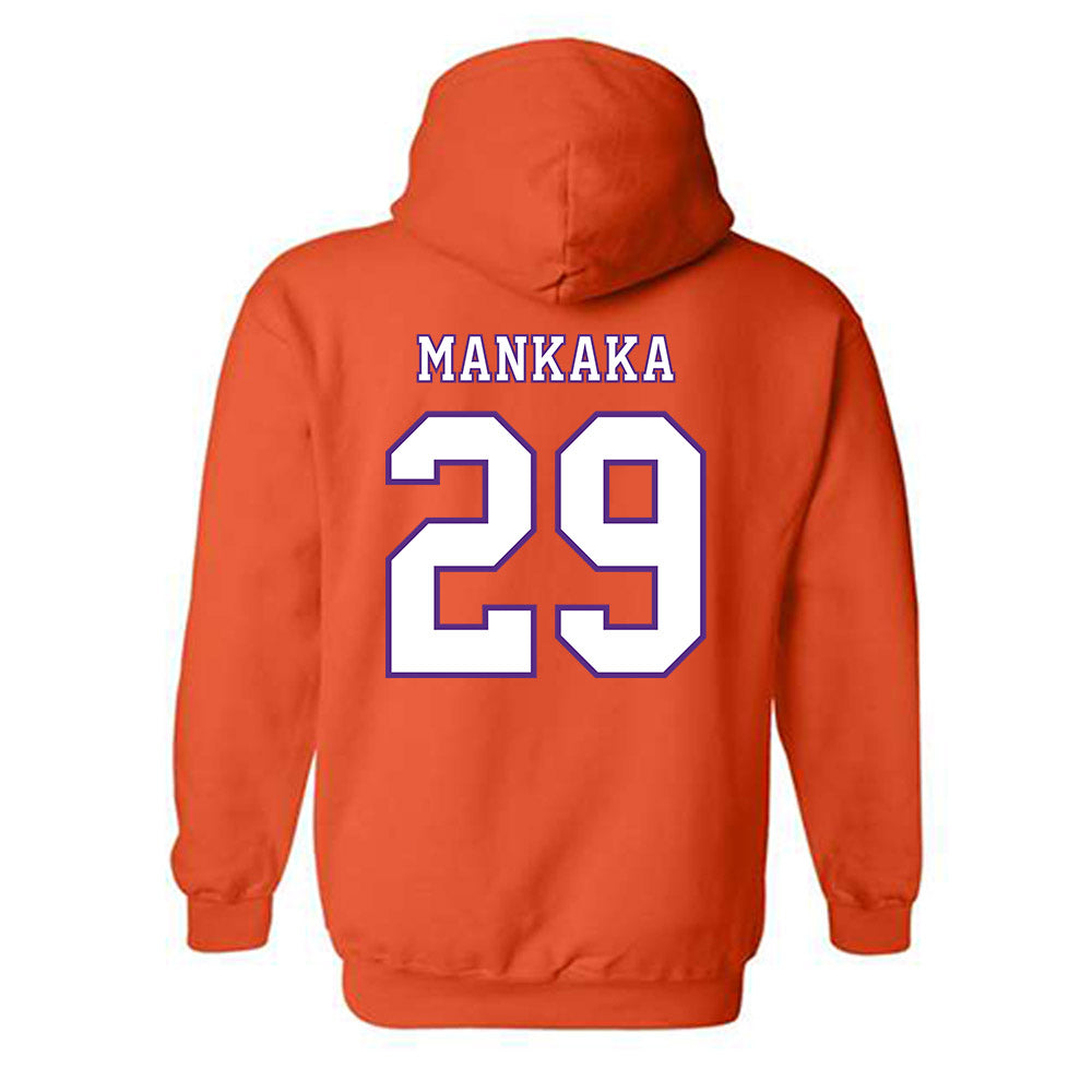 Clemson - NCAA Football : Mike Mankaka - Replica Shersey Hooded Sweatshirt-1
