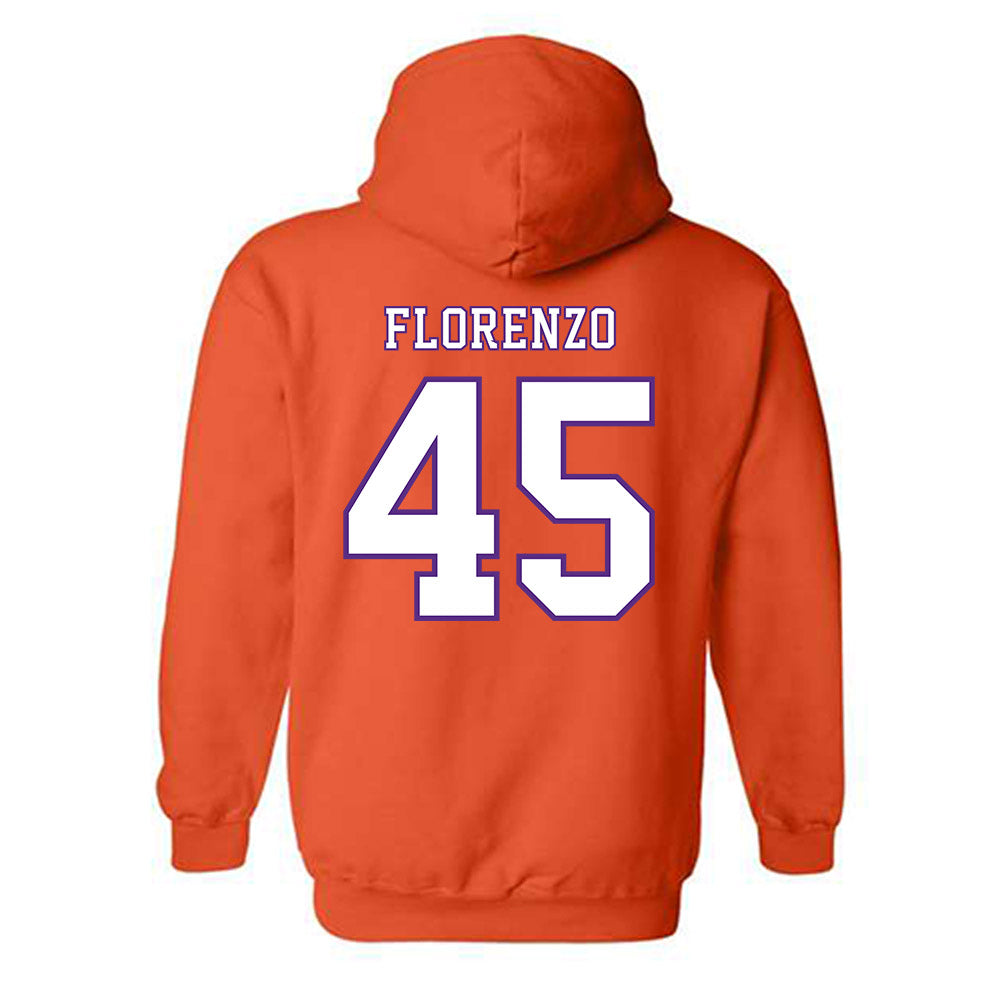 Clemson - NCAA Football : Philip Florenzo - Replica Shersey Hooded Sweatshirt-1