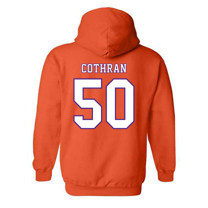 Clemson - NCAA Football : Fletcher Cothran - Replica Shersey Hooded Sweatshirt-1