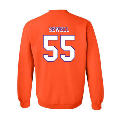 Clemson - NCAA Football : Harris Sewell - Replica Shersey Crewneck Sweatshirt-1