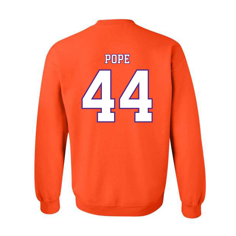 Clemson - NCAA Football : Banks Pope - Replica Shersey Crewneck Sweatshirt-1