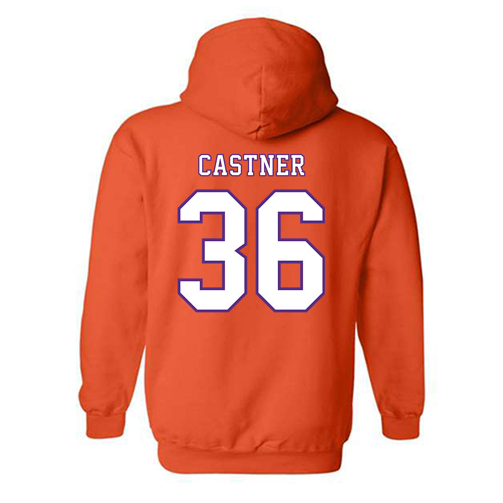 Clemson - NCAA Football : Quinn Castner - Replica Shersey Hooded Sweatshirt-1