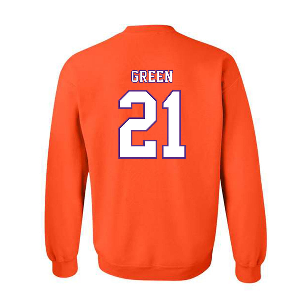 Clemson - NCAA Football : Jarvis Green - Replica Shersey Crewneck Sweatshirt-1