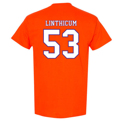 Clemson - NCAA Football : Ryan Linthicum - Replica Shersey T-Shirt-1