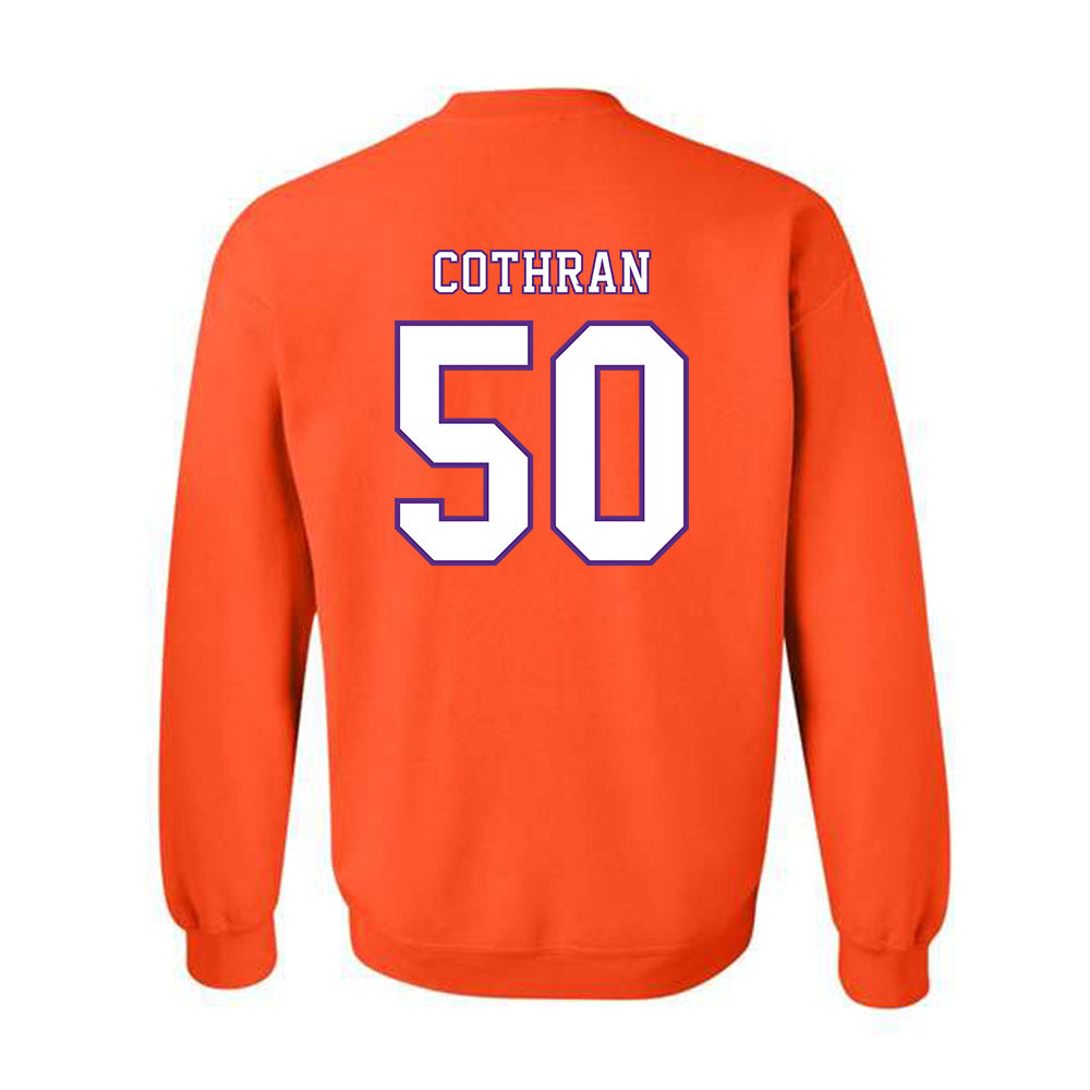 Clemson - NCAA Football : Fletcher Cothran - Replica Shersey Crewneck Sweatshirt-1