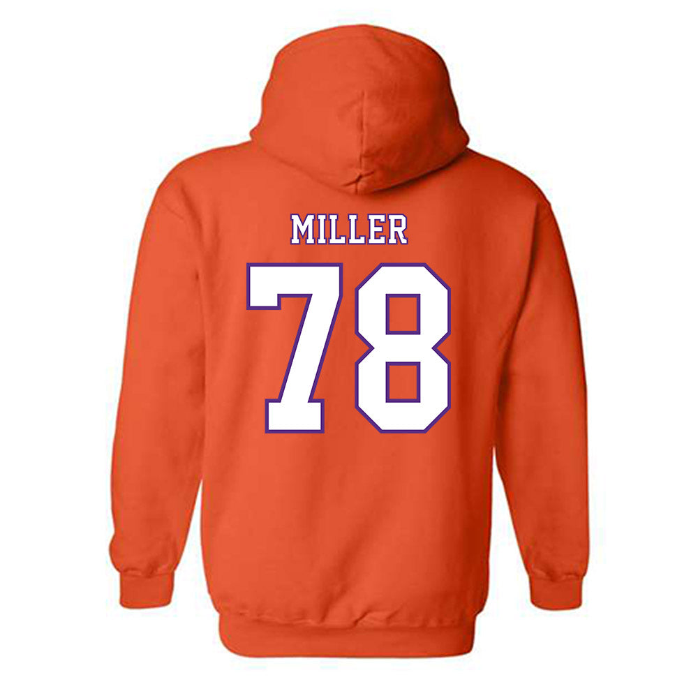 Clemson - NCAA Football : Blake Miller - Replica Shersey Hooded Sweatshirt-1