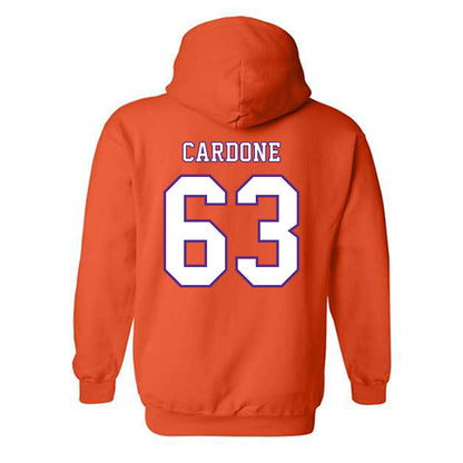 Clemson - NCAA Football : Dominic Cardone - Replica Shersey Hooded Sweatshirt