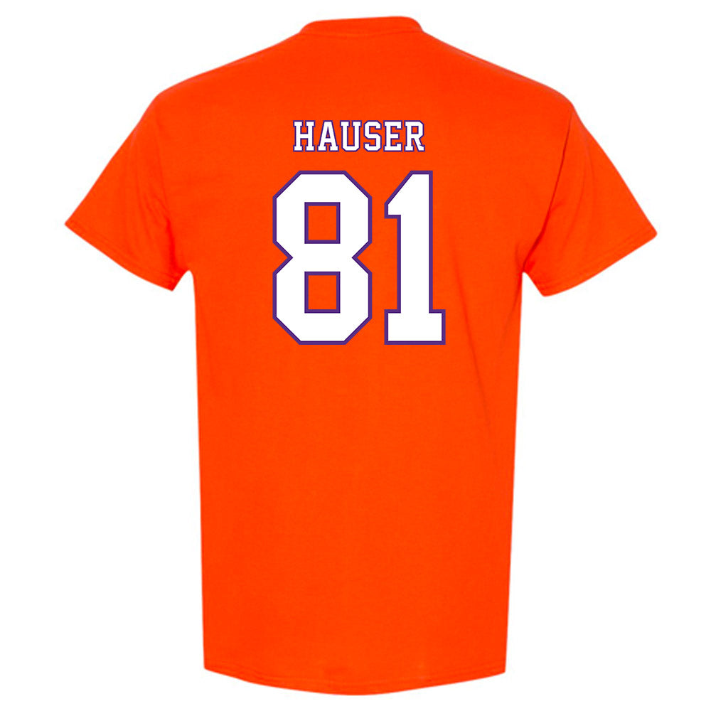 Clemson - NCAA Football : Nolan Hauser - Replica Shersey T-Shirt-1