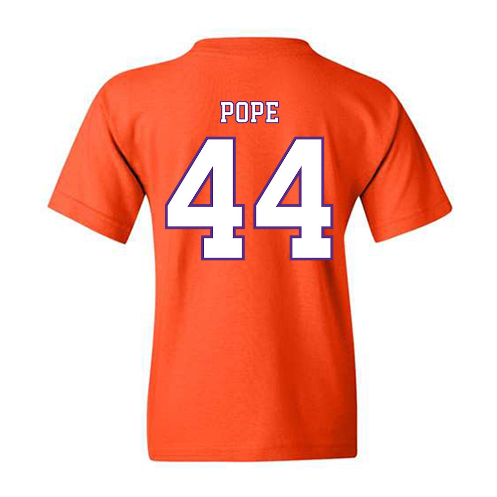 Clemson - NCAA Football : Banks Pope - Replica Shersey Youth T-Shirt-1