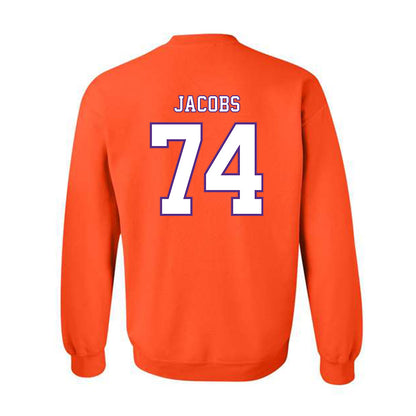 Clemson - NCAA Football : Brayden Jacobs - Replica Shersey Crewneck Sweatshirt-1