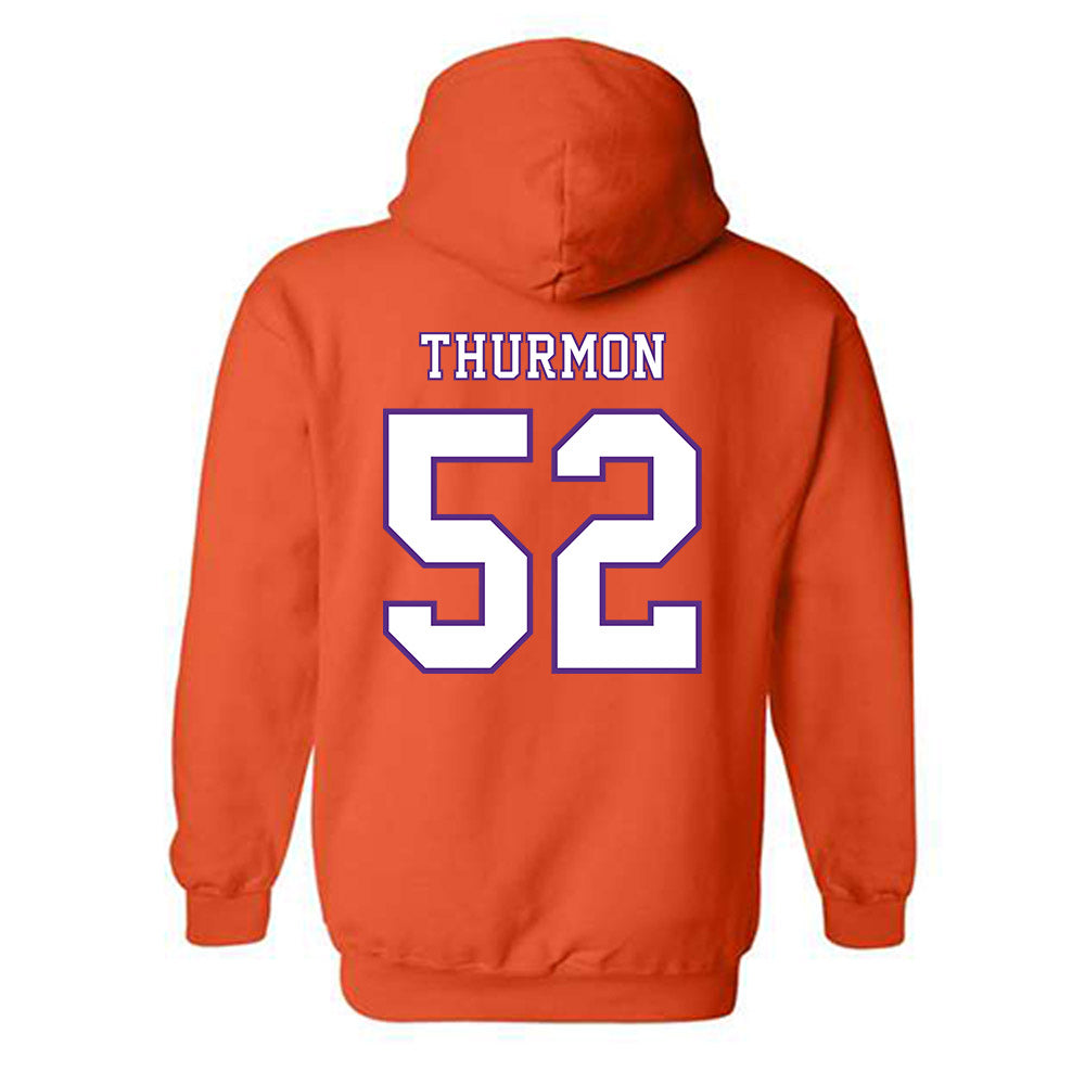 Clemson - NCAA Football : Elyjah Thurmon - Replica Shersey Hooded Sweatshirt